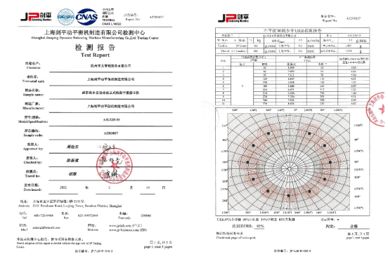 CNAS平衡機(jī)檢測報(bào)告